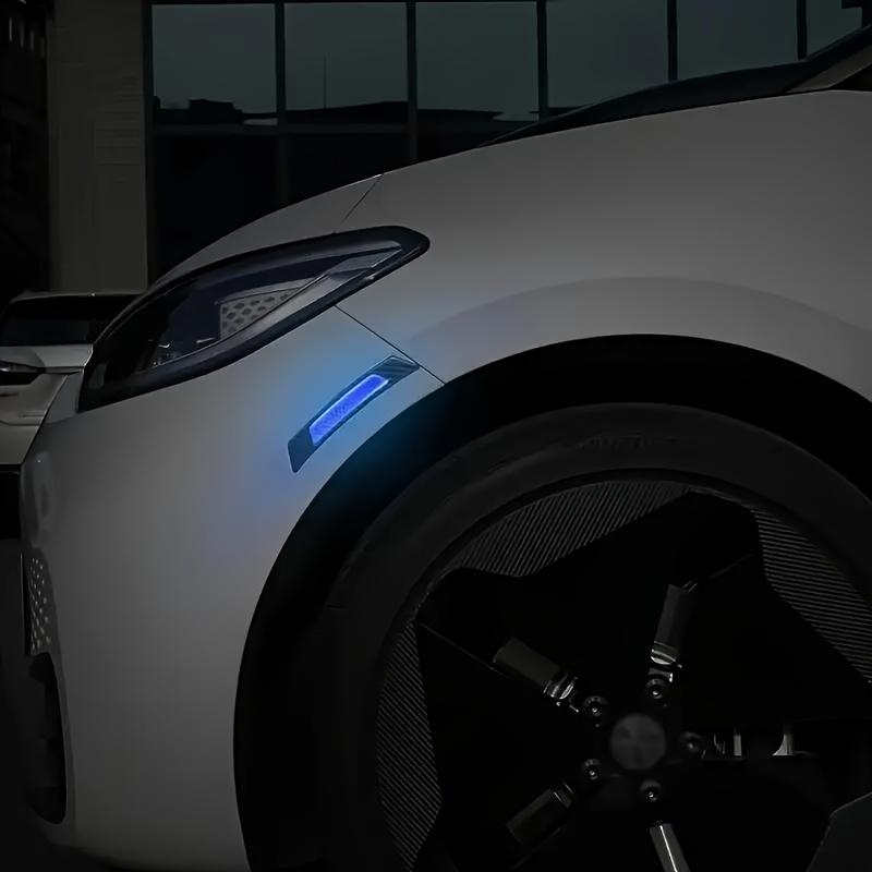 4 ks reflexních samolepek na auto - Ochrana proti poškrábání & Vylepšený vzhled, Vhodné pro PVC materiál