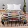 Mid Century Modern ~ Atomic Age Backgammon  Throw Blanket
