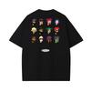 Pixelated Heads Graphic T-shirt