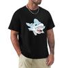 Jeff The Landshark Tshirt Regular Fit Plain Tee Shirt