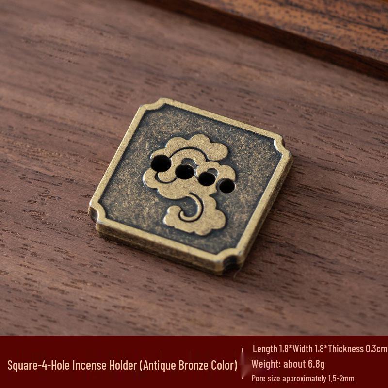 Kodo Multi-Hole Gourd & Water Drop Incense Holders: Turtle, Zen Lotus, Dragon Soaring Designs