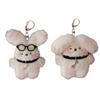 Cute Rabbit Doll Key Chain Stylish Phone Charm Keychain Purse Backpack Wallet Keyring Accessories for Women and Girls
