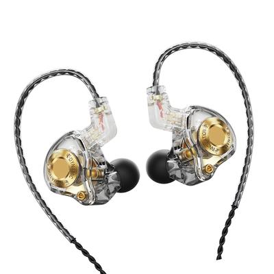 Durability TPE Construction In Ear Headphones With Gold Plate Connectors And Microphone For Enhances Signal Claritys