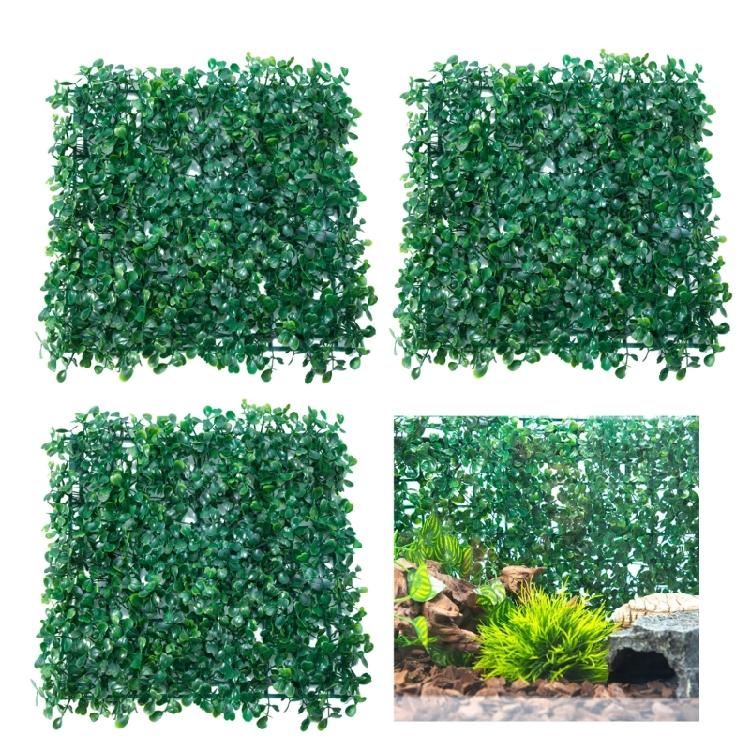 False Lawn Grass for Reptiles Habitats Artificial Plant for Reptiles Enclosures Flexible and Safe Decoration