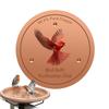 Copper Disc For Bird Bath 4 Inch With Triple-Point Support Copper Bird Bath Purification Disk For Outdoor Garden Backyard Pond