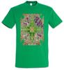 Kaleidoscope Cross T-Shirt Crystal Optical Reflection Reflector Mirror