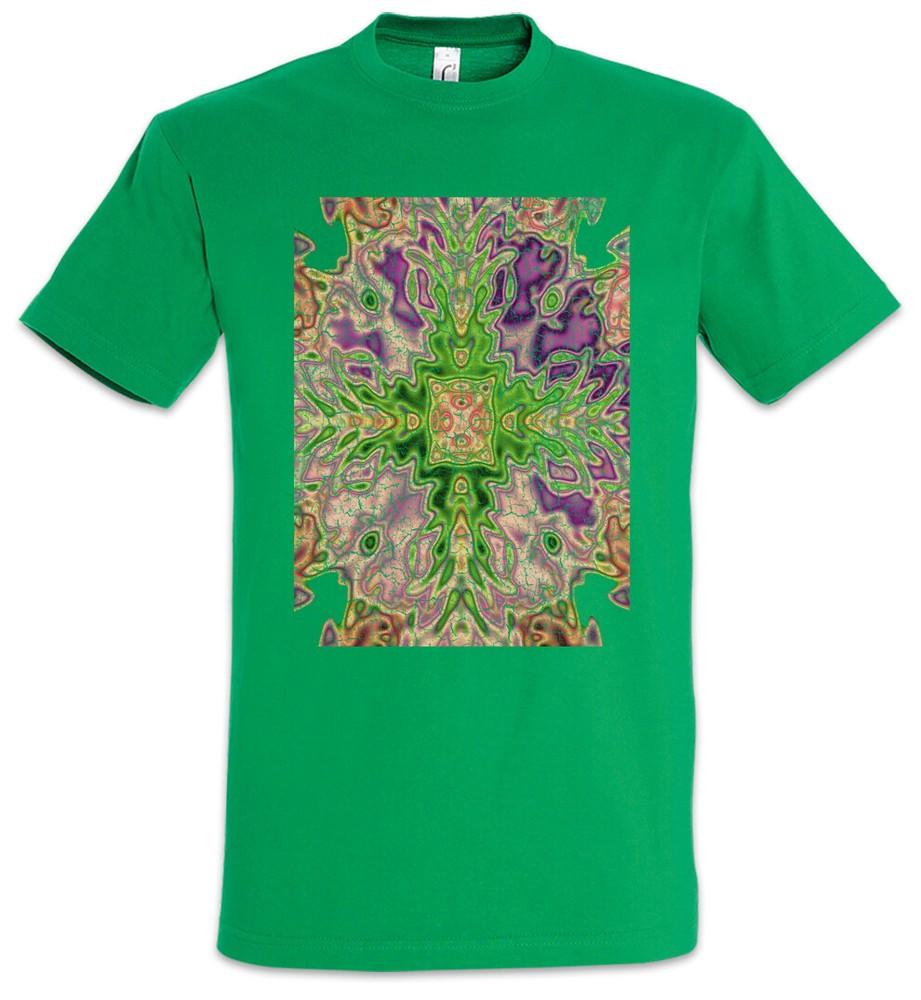 Kaleidoscope Cross T-Shirt Crystal Optical Reflection Reflector Mirror