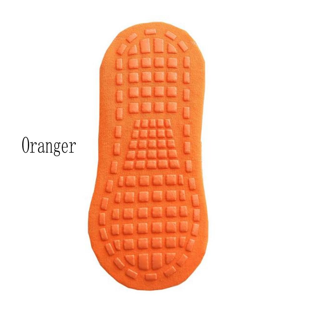 Kinderen Volwassenen Antislip Sokken Ouder-Kind Trampoline Sok Katoenen Sokken Elasticiteit Sport Jongens Meisjes Buiten Kinder Sokken Adults oranje