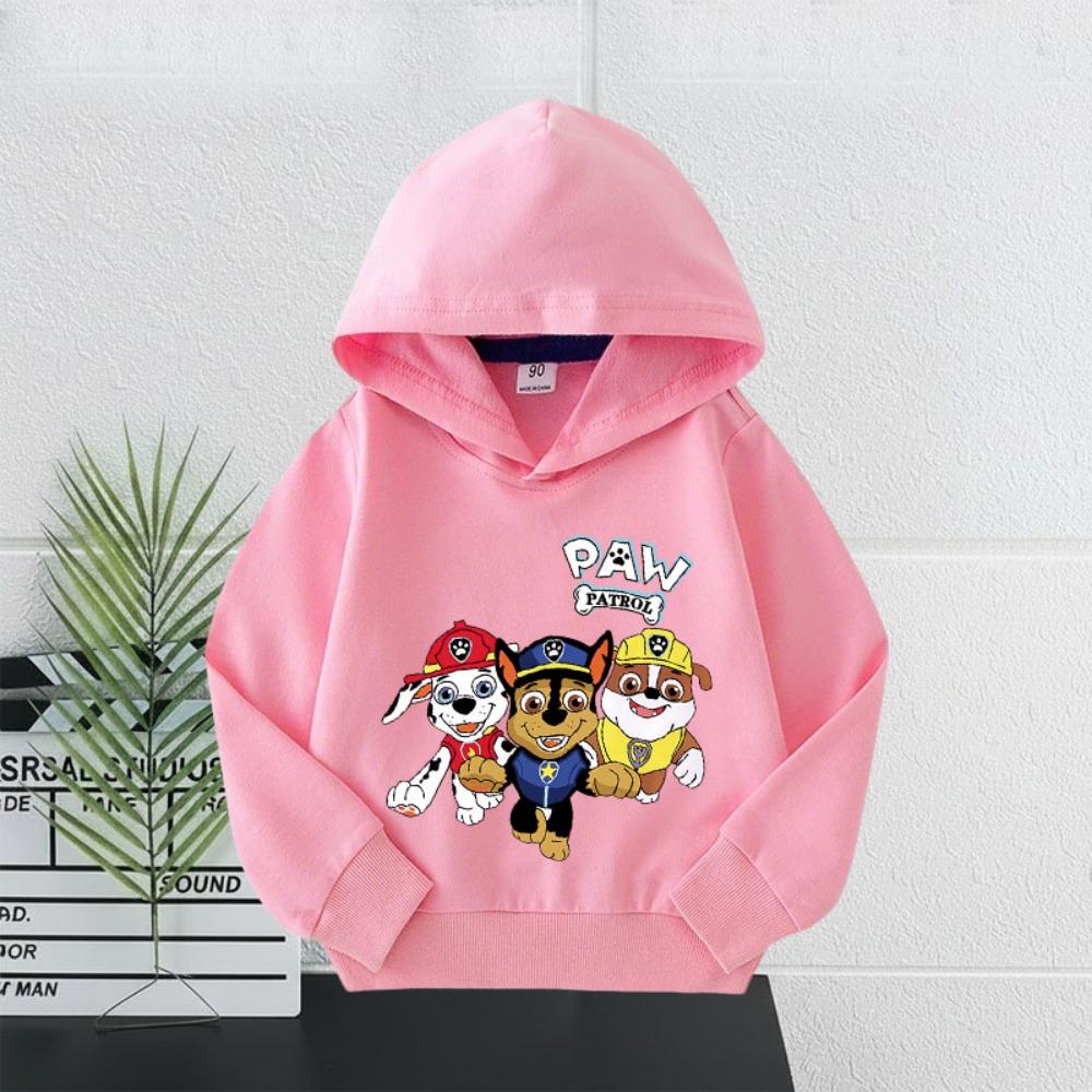 2026 PAW Patrol On Patrol Casual Print Hoodie for Kids Toddler Boys Girls Casual Pullover Sweatshirt Soft Cozy Top