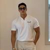 Muscleguys Men's Versatile V-neck Breathable Short Sleeve T-shirt Sports Casual Cool Fitness Clothing