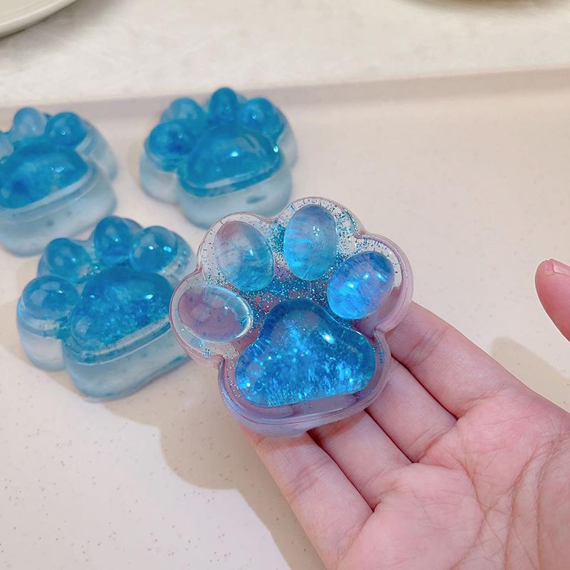 Simulation Cat Paw Toy Silicone Slow Rebound Pinch Decompression Toy Stress Release Vent Toy