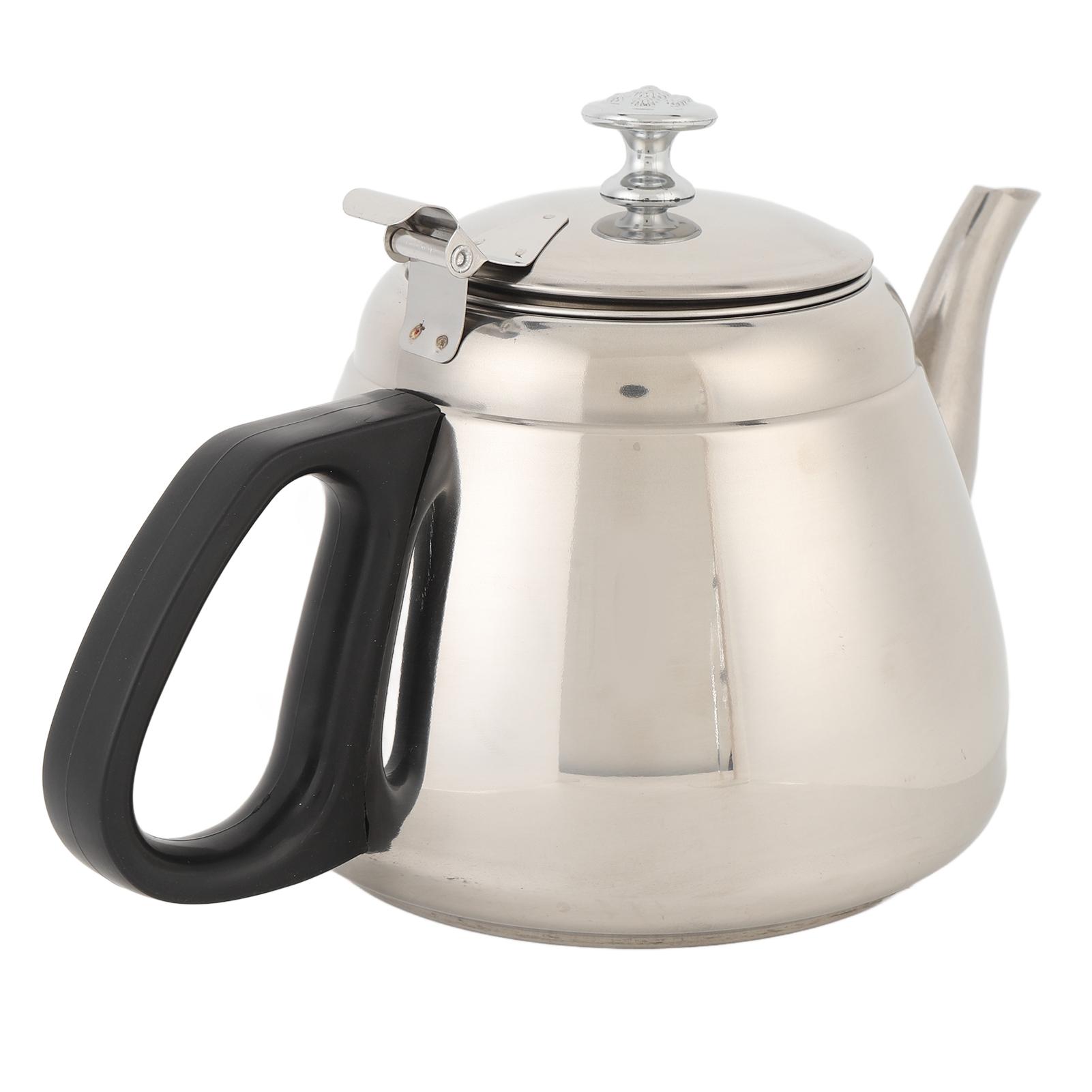 

Water Kettle Stainless Steel Thickened Large Capacity Comfortable Grip Stovetop Tea Kettle with Tea Filter 1.2L/1200ml