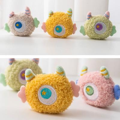 Brinquedo de cachorro sonoro, formato de desenho animado, acolchoado, macio, elástico, resistente a mordidas, alivia a fadiga, entretenimento interativo, brinquedo de mastigar que faz barulho para cachorro