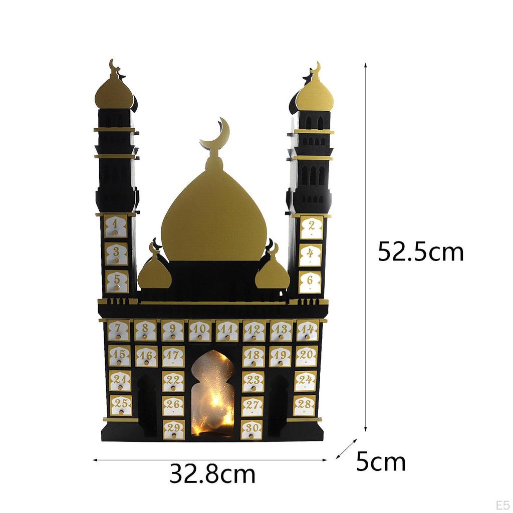 Festive Ramadan Calendar with LED Lights