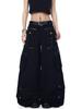Y2K Punk Weitbeinige Mehrfach-Taschen Cargohose – Unisex Retro High Street Style