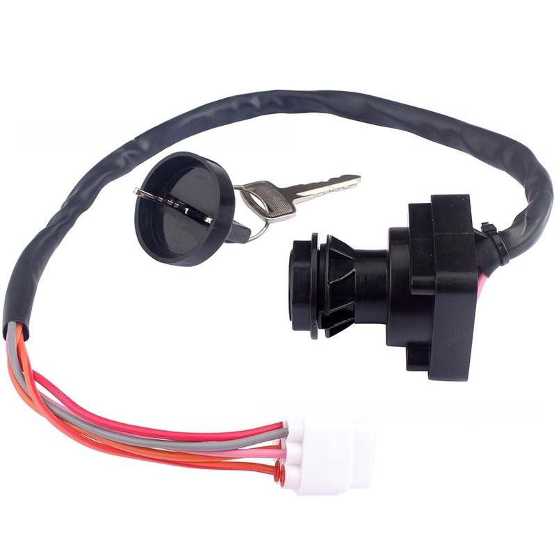 Motorcycle Ignition Switch Lock With 2 Keys For SUZUKI Ignition Key Switch 5 Wire Motorcycle Start Switch Door Locks Parts
