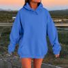 Women's Long Sleeve Oversized  Oversized Drop Shoulder Sleeves Women's Hooded Plush Sweatshirt