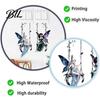 Children Room Decor Swing Fairy Switch Sticker, Decorative PVC Self Adhesive Wall Decal for Light And Socket Panels, Plate Stickers Romantic Art with