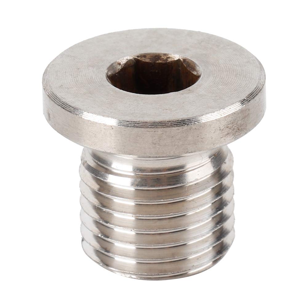 Oxygen Blanking Plug, M12x1.25mm Oxygen O2 Sensor Blanking Plug Cap Oxygen Sensor Exhaust Plug