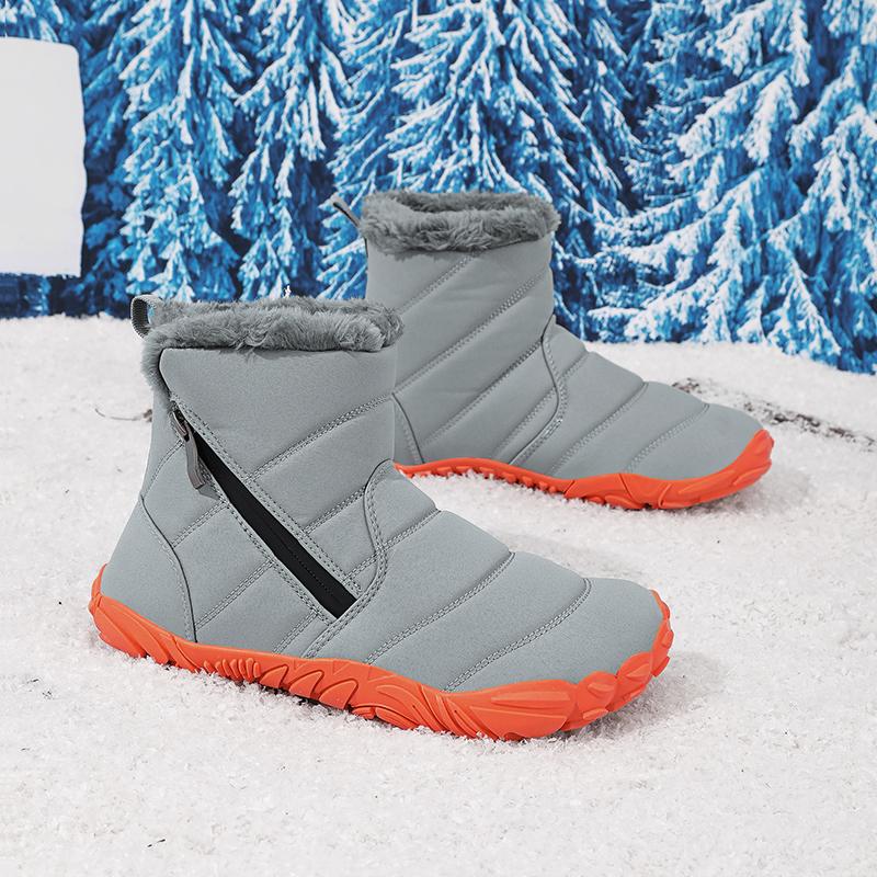 Stivali da Neve Invernali per Bambini Peluche Antiscivolo Scarpe di Cotone Impermeabili Carine Scarpe da Bambino Calde Pelliccia Ragazzi Ragazze Stivali da Neve Outdoor