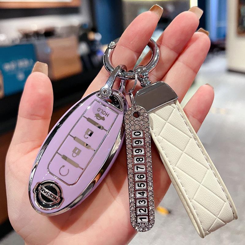 TPU Key Cover for Nissan: Qashqai, Teana, Sylphy, Murano, Dongfeng, Tiida, Sunny.