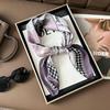 Korean Style High-End Printed Silk Scarf - Versatile Fashion Accessory