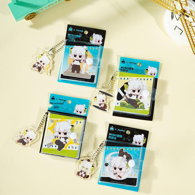 

Yue Mu Luo Xiao Hei Mini Gel Cover Planner: High-Value Cartoon Pendant Portable Notebook .