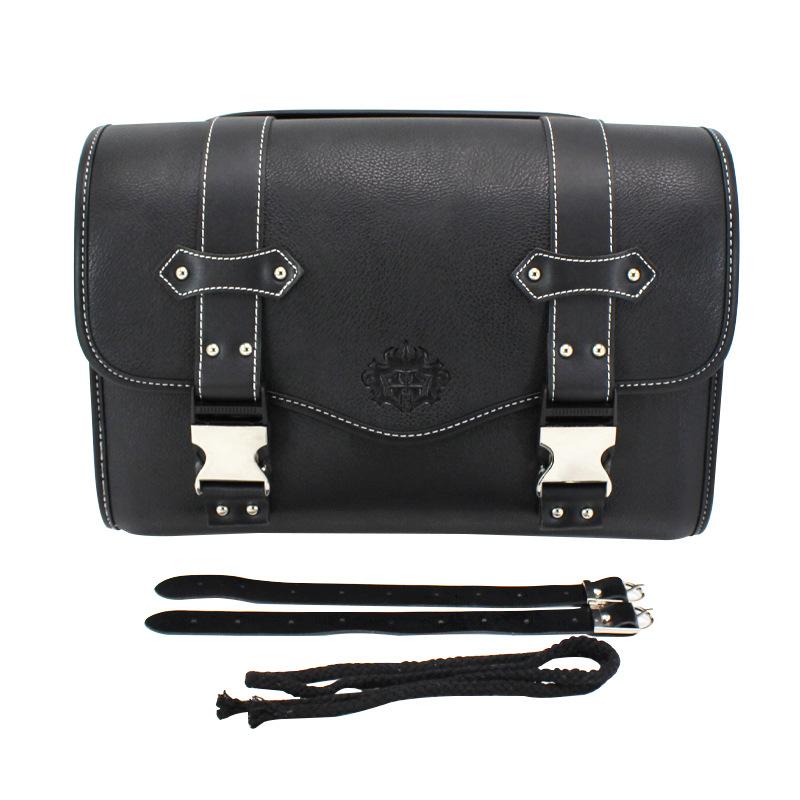 

Ретро Мотоциклетная Боковая Сумка для Хранения для Harley Honda Rebel 250 300 500 1100 Сумка для Инструментов чёрный