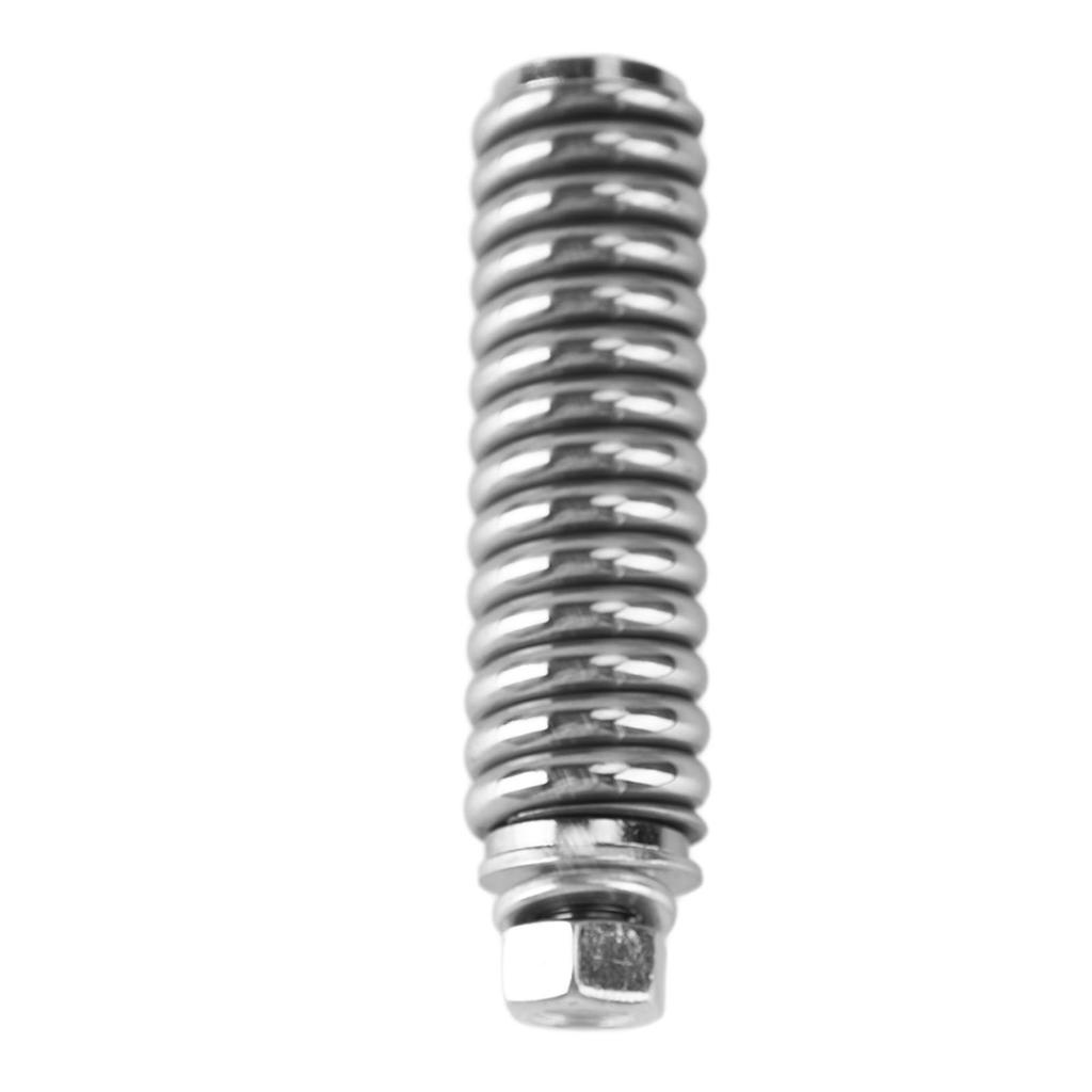 Antenna Spring Mount Silver Shockproof Protective Signal Reception Improvement Flexibility for Most