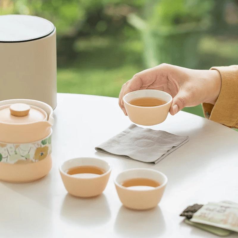 Nanshan Mister Portable Ceramic Outdoor Travel Tea Set