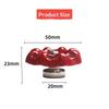 Car Central Control Rotary Knob Sticker Metal Valve Handle For Interior Key Gear Ignition Device Modification Ornament