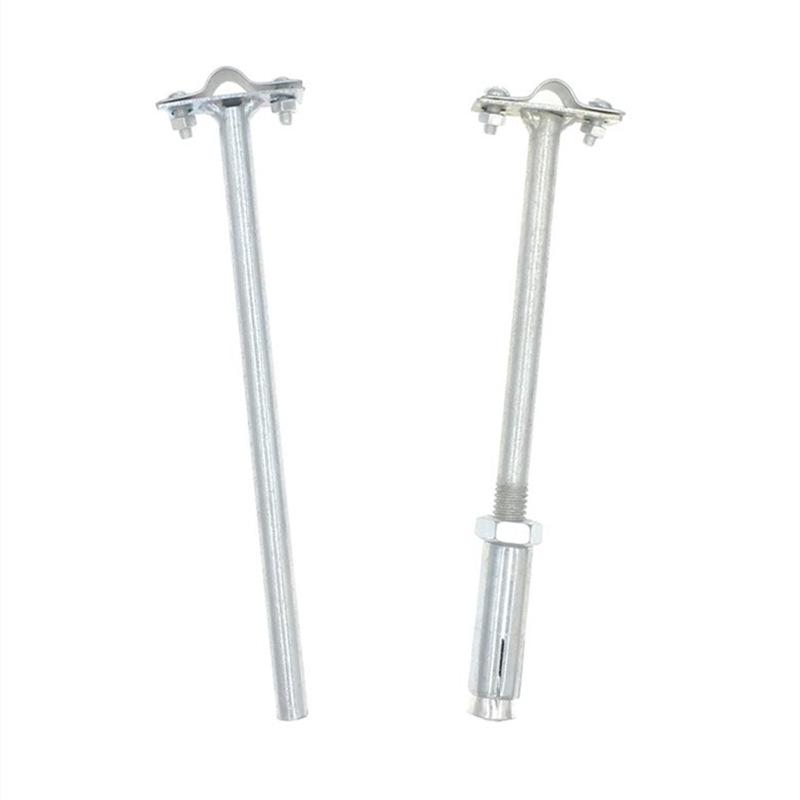 Lightning Rod Support Kit: Expansion Clamp & Protection Clip