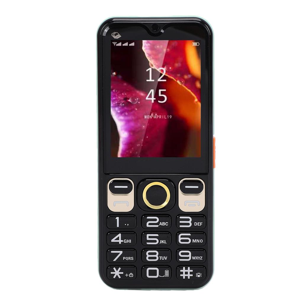 2G Unlocked Cell Phone with 2.8 Inch Screen Large Buttons Multifunctional Mobile Phone 3 SIM Card Slots SOS MP3 Call