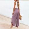 Womens Palazzo Pants Summer Casual Flowy Wide Leg Trousers Beach Travel Vacation Outfits