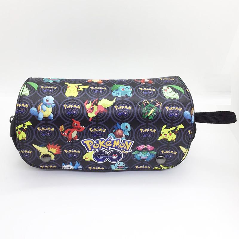 Large Capacity Pokémon Pencil Case for Students - Cartoon Anime Design