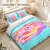 Kirby Bettwäsche Set, 1 Bettbezug & 2 Kissenbezüge Weich Bequem Schlafzimmer Heimtextil Dekor