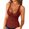 2025 European and American Women's Summer Sexy Knitted Sling Tank Top