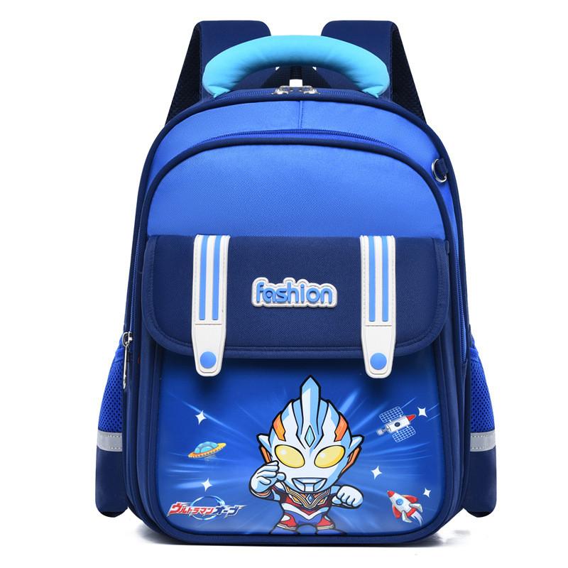 Cartoon Kuromi Ultraman Pattern Kids School Backpack For Elementary Students With Lightweight Oxford Fabric