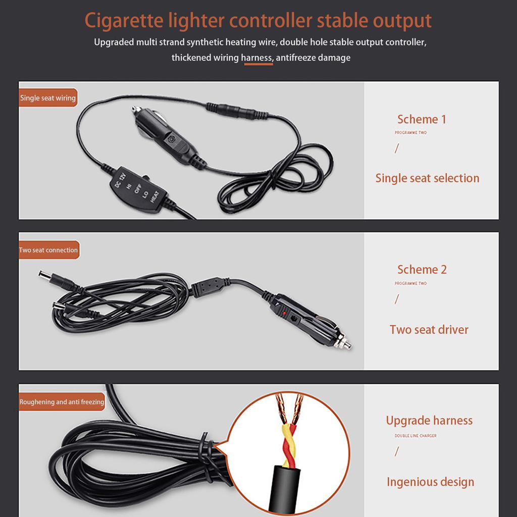 Auto Heizkissen-Winter Auto Elektrisches Heizkissen Auto 12V Auto