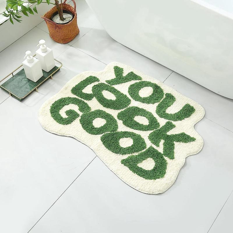 

Tufted You Look Good Rug Custom Handmade Rug, Tufted Mat, Living Room Rug, Rug For Funny Bedroom, Cute Fun Gift Bathroom Mat 54x64cm