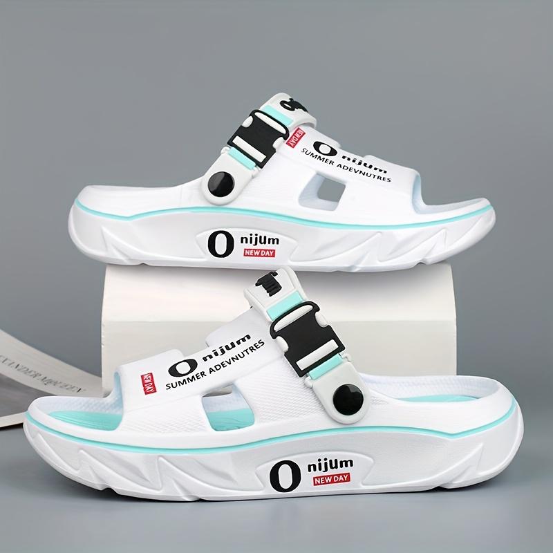 [Anti-slip Slippers] Anti-slip Men's Slippers | Deodorant Sports Casual Driving Dual-purpose Couple Sandals Fashionable Beach Flip-flops