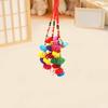 1Pc Keyring Colorful Pendant DIY Jewelry Boho Style Charms Pumpkin Shape Keychains Bag