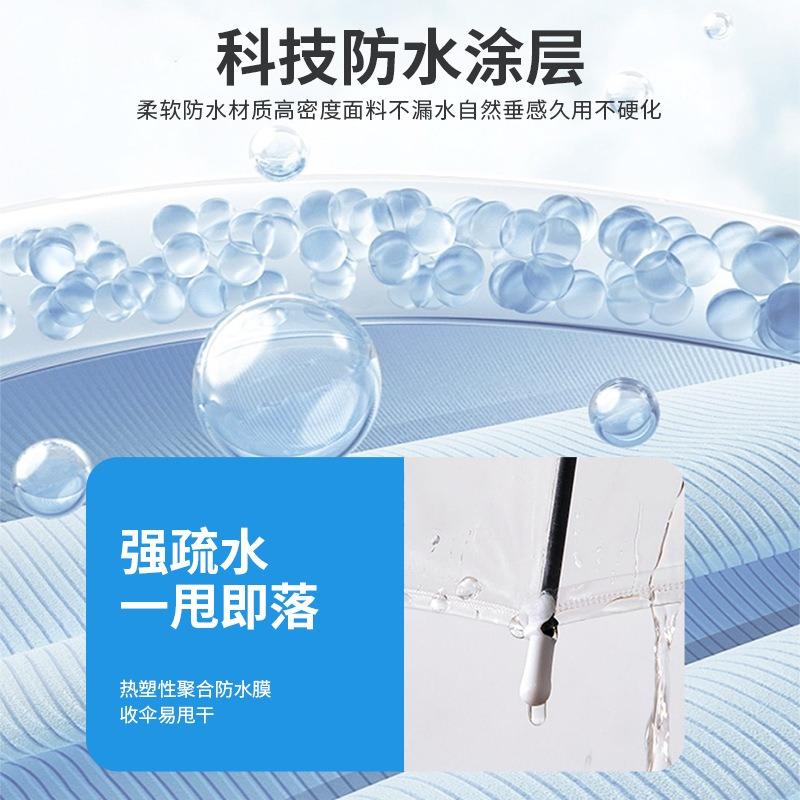 Umbrella One-time Batch Children's Umbrella Transparent Little White Umbrella Manual Strong Reinforcement Thickened Long-handled Umbrella for School