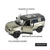 Bburago 1:24 2022 Land Rover Defender 110 Die Dasting Alloy Car Model Art Deco Collection Toy Gift Factory Authorization