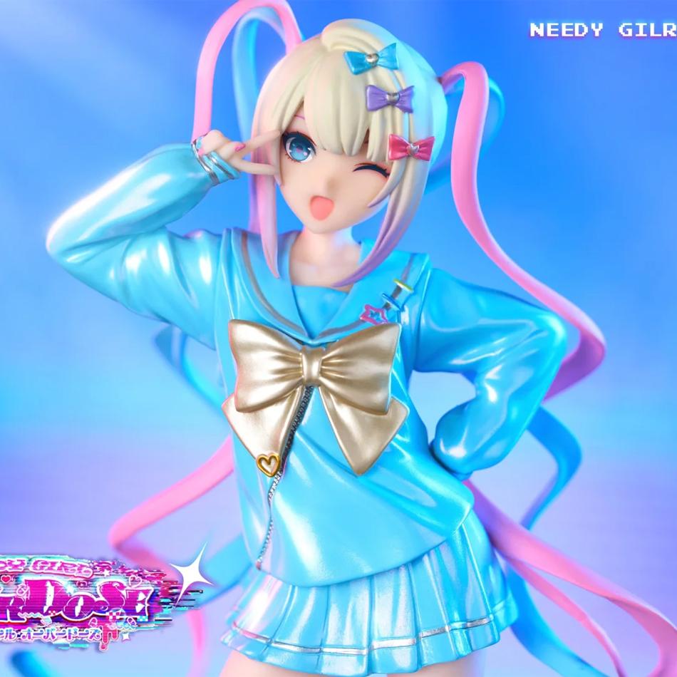 17cm Needy Girl Overdose Anime Figure Parade KAngel Action Figures Virtual Uploader PVC Collection Model Ornaments Toys