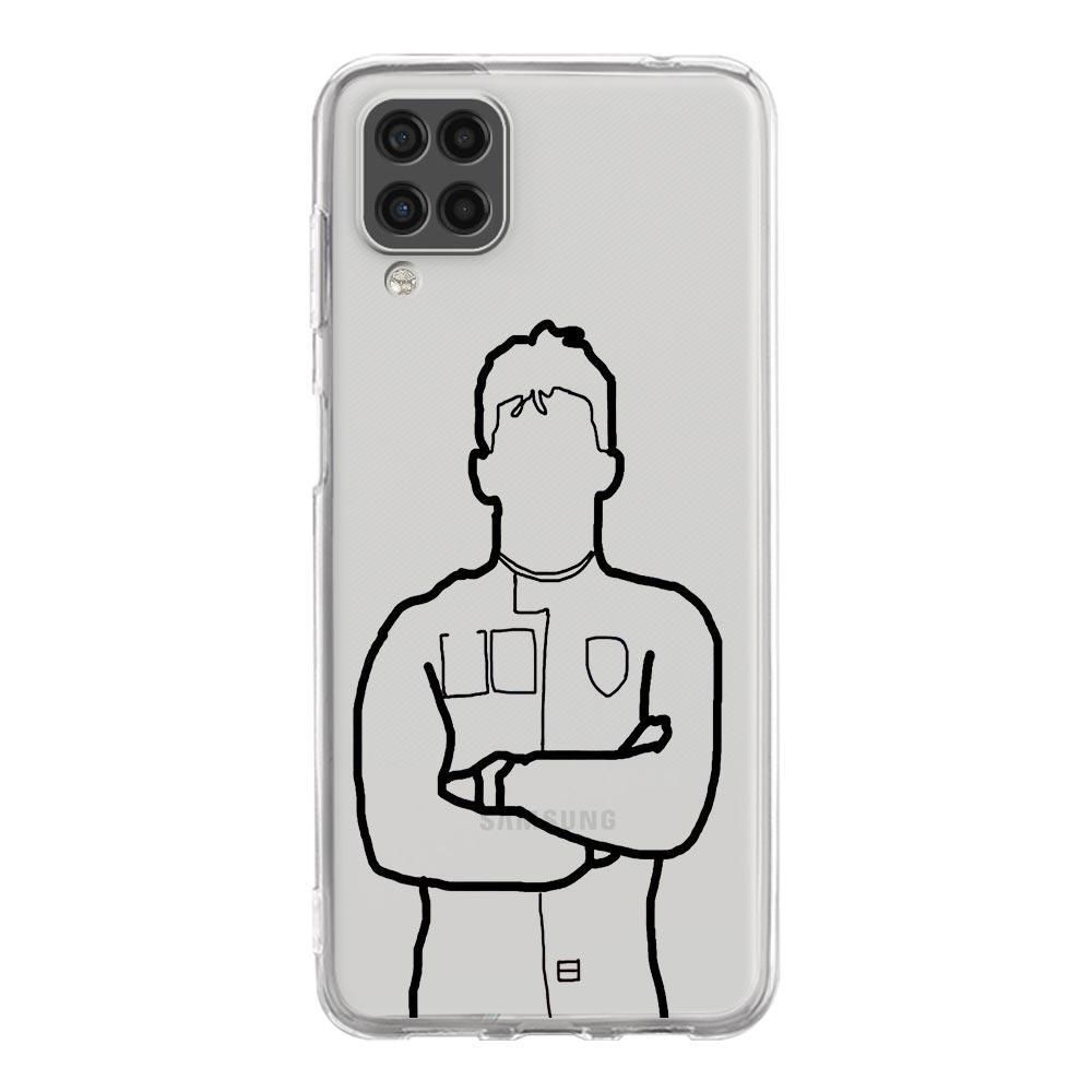 Phone Case For Samsung A13 A33 A35 A55 A73 A53 A23 A51 A71 A21S A12 A31 A41 A05s A03S A15 A25 A32 5G Clear Cover F1 Number 33