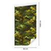 Military Camouflage Wallpaper Yellow and Olive for Living Room and Bedroom 50x1000