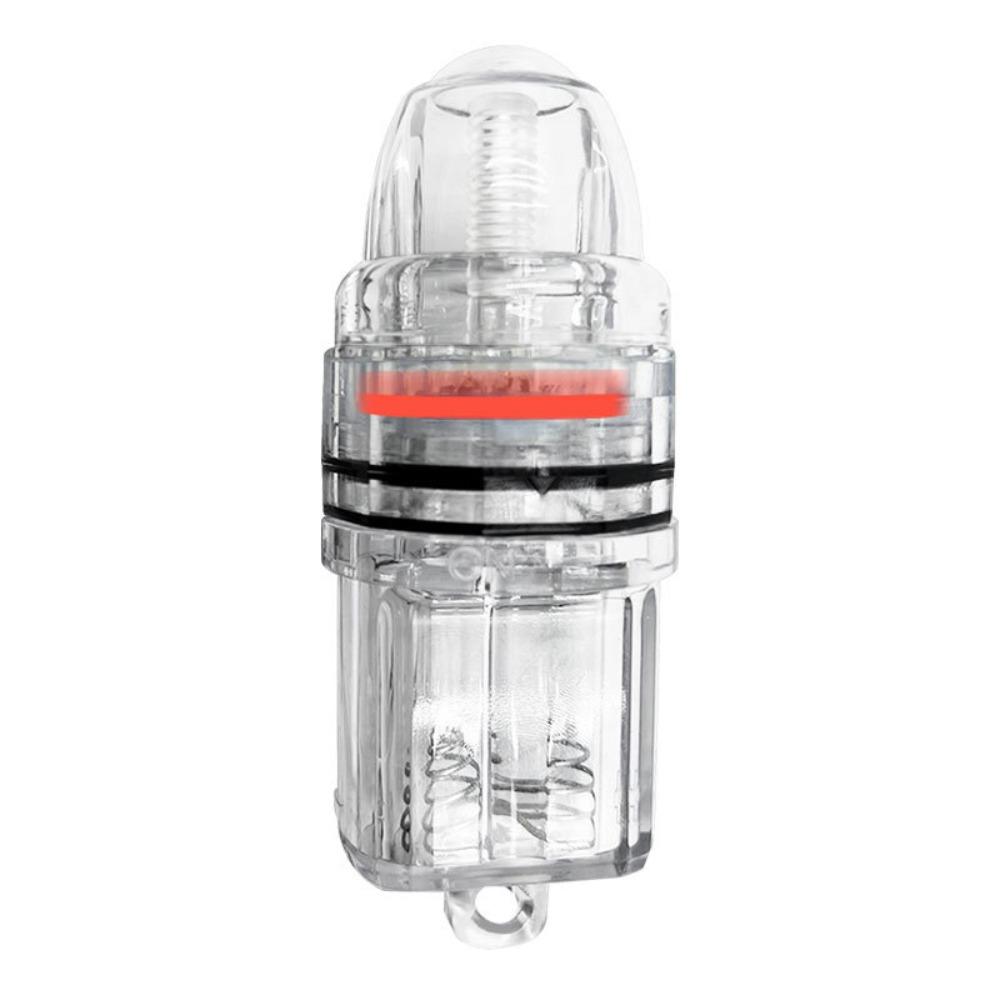 Waterproof LED Fish Attracting Indicator LED Flashing Night Fishing Lamp Light Bait  Underwater