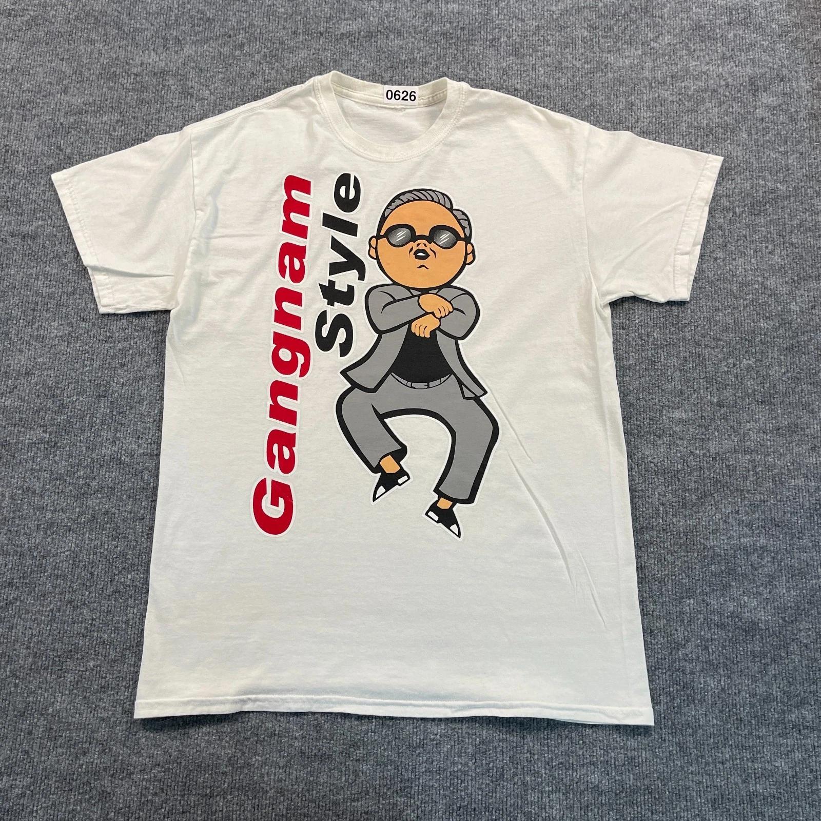 Футболка PSY Gangnam Style Размер M 20x27 Белая M