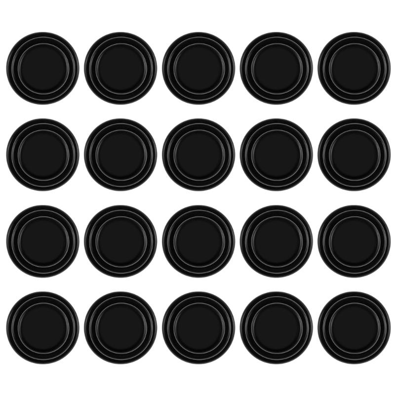 

20x Автомобільна протиударна силіконова накладка Автомобільна звукоізоляційна буферна прокладка Стійка до сонця Автомобільна протиударна наклейка для закривання дверей 1